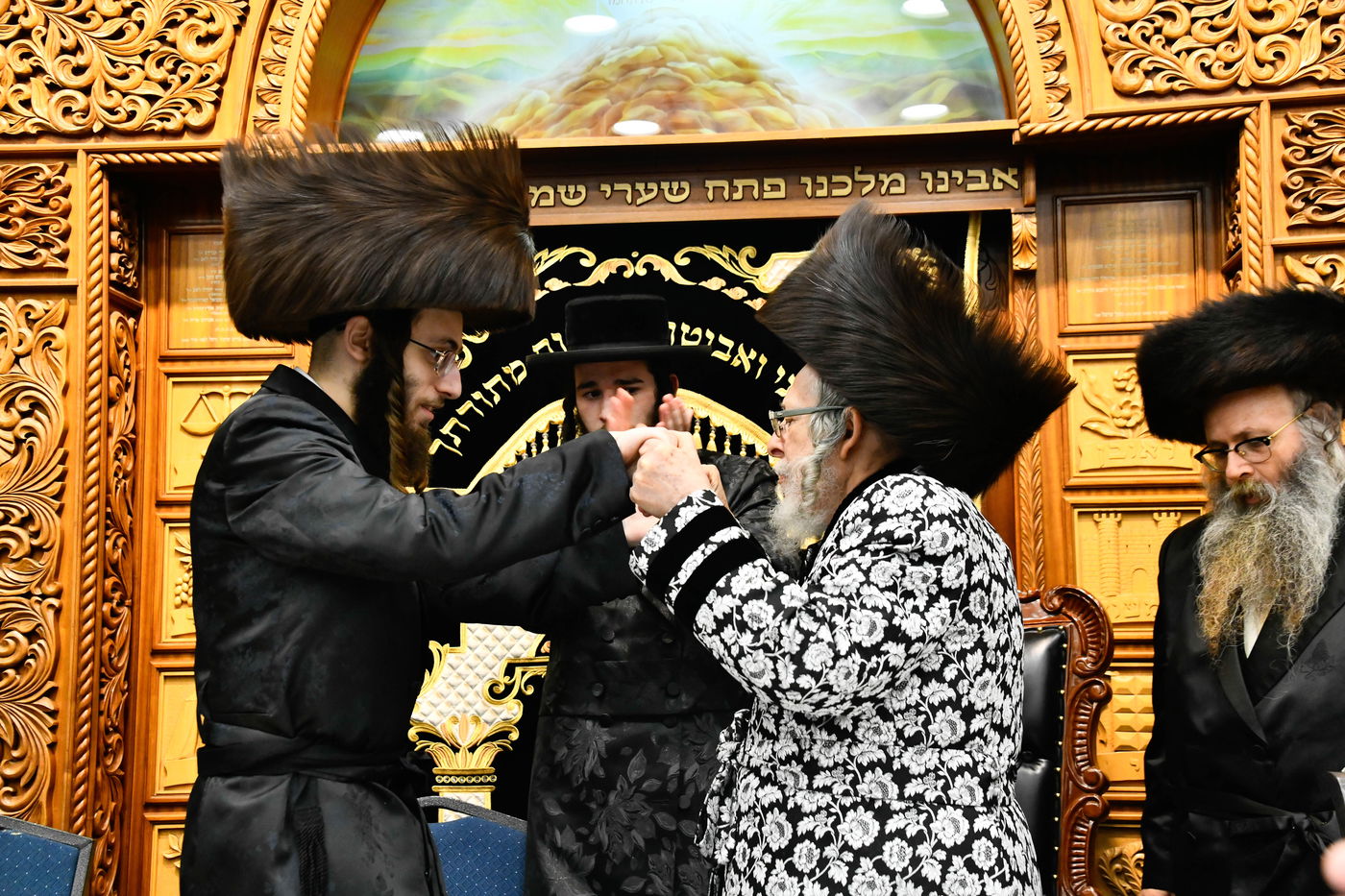 שמחת השבע ברכות בבית סטראפקוב - צאנז - לעלוב 