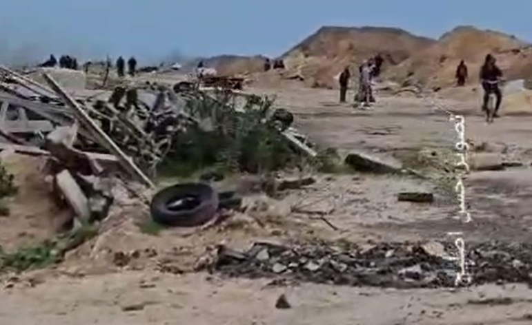 העזתים בציר נצרים, הבוקר