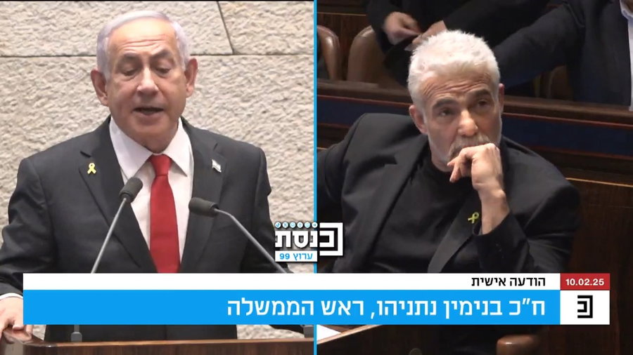 נתניהו עוקץ, ולפיד מגיב