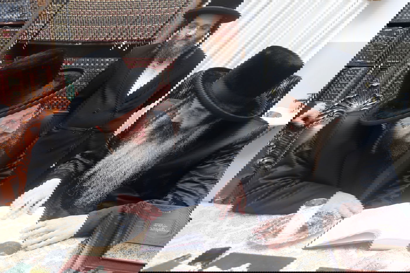 גאב"ד ציריך הגה"צ ר' צבי אלימלך פאדווא בביקור בארה"ק