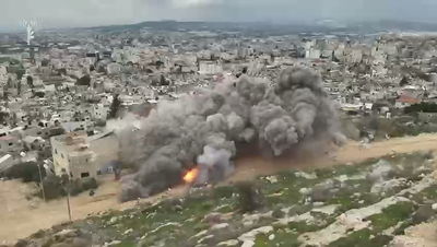 הרס בית המחבל בג'נין