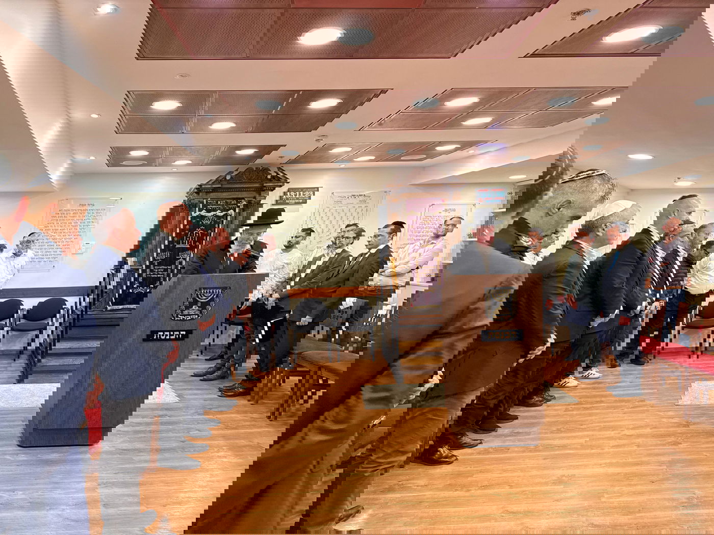 הרב הראשי לישראל במשכן הכנסת 