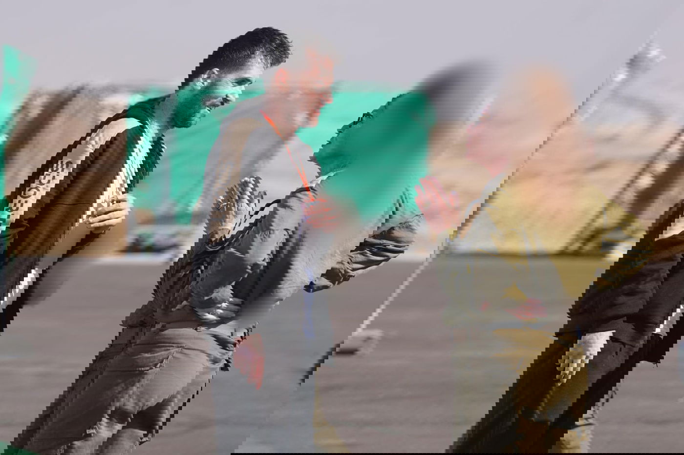 בטקס ראווה בחאן יונס בבוקר שבת: יאיר הורן, סשה טרופנוב ושגיא דקל חן שוחררו מהשבי