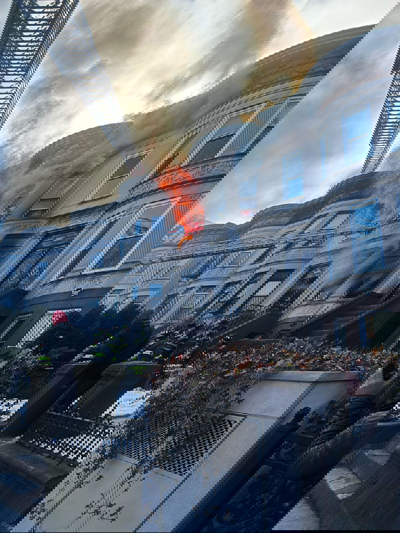 זירת השריפה