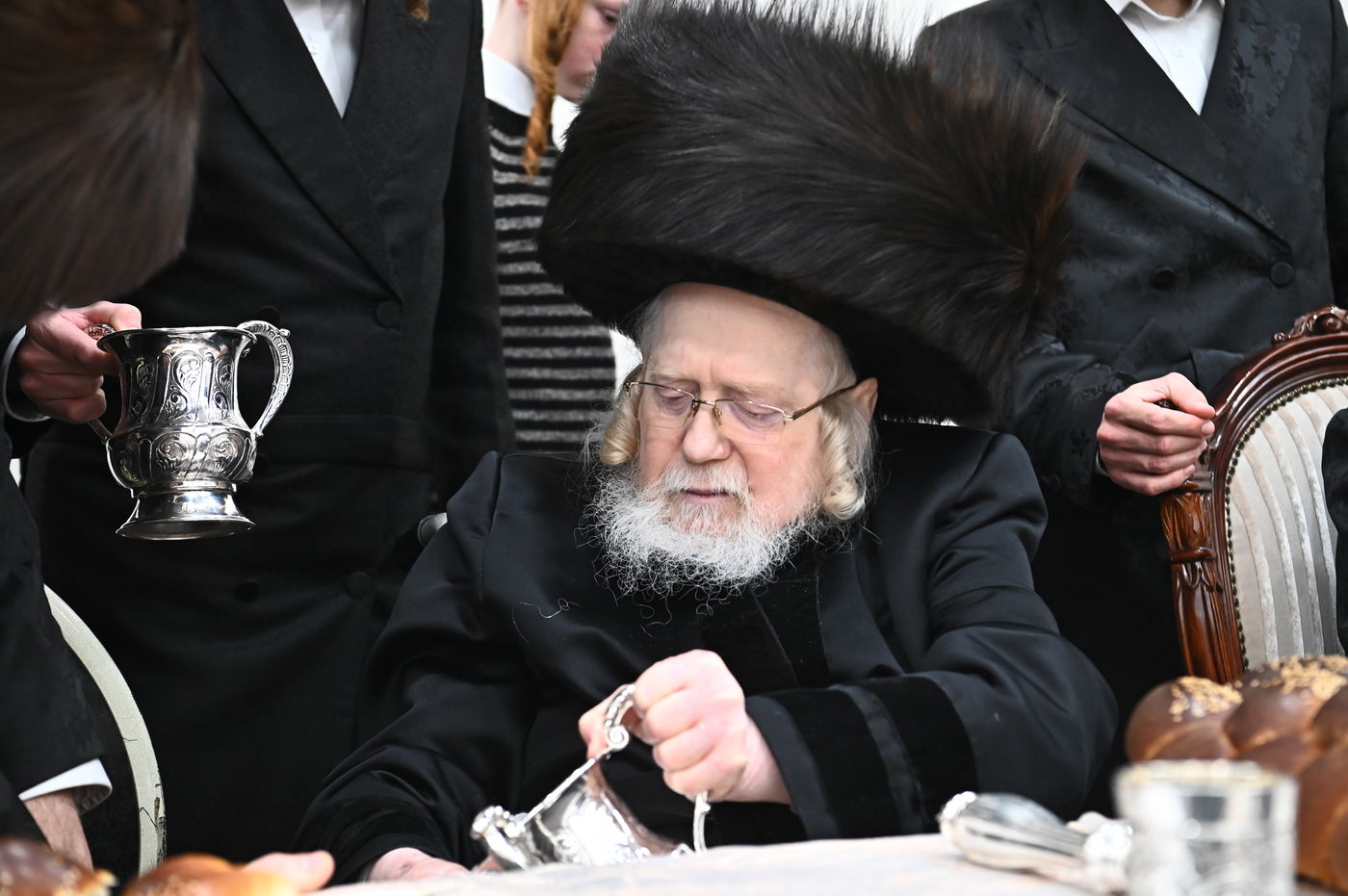 שמחת השבע ברכות בחצה"ק קרעטשניף - תולדות אהרן - קאסוב ויז'ניץ