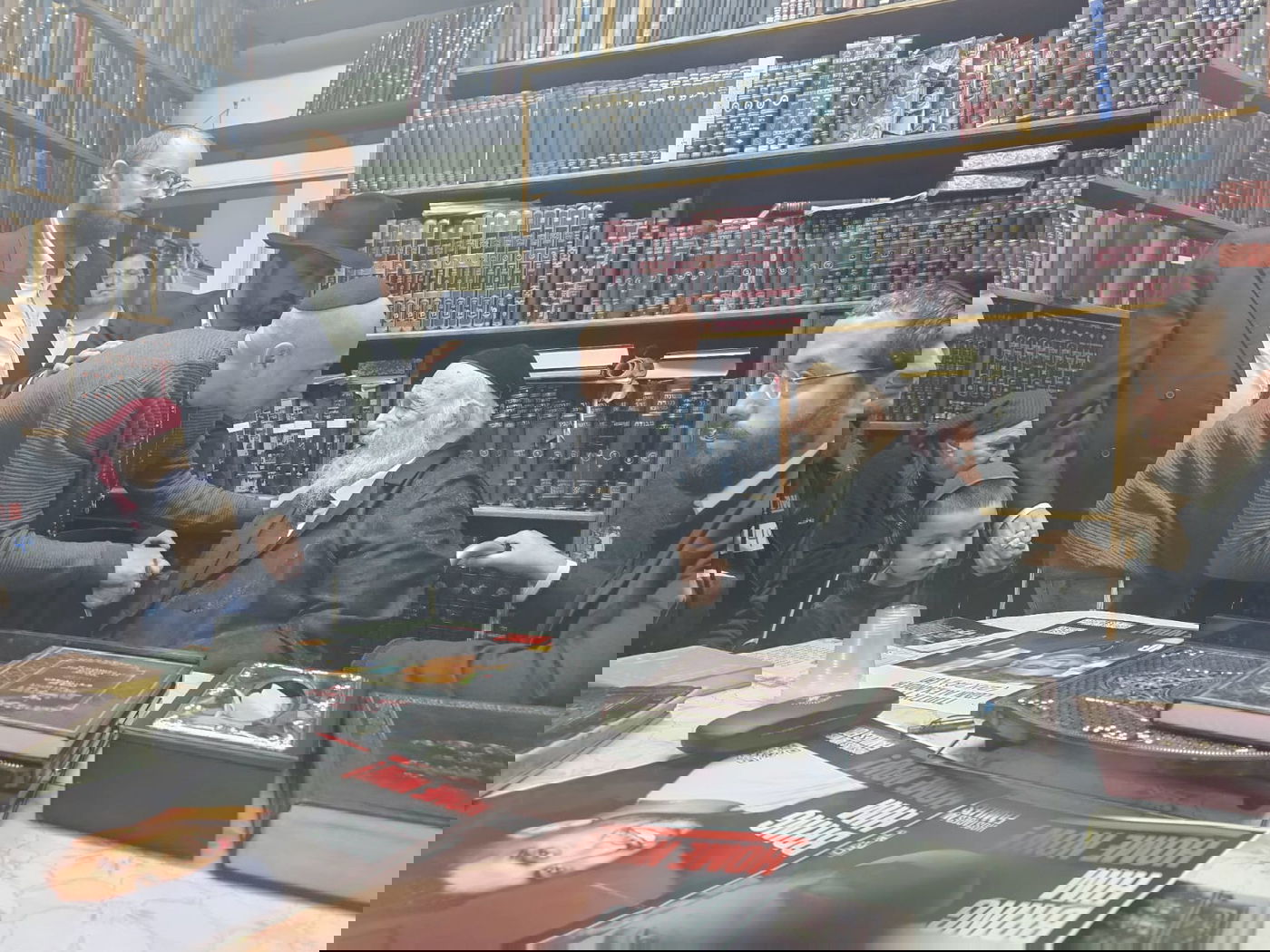 ביקור המשפחות אצל הגרב"ד פוברסקי