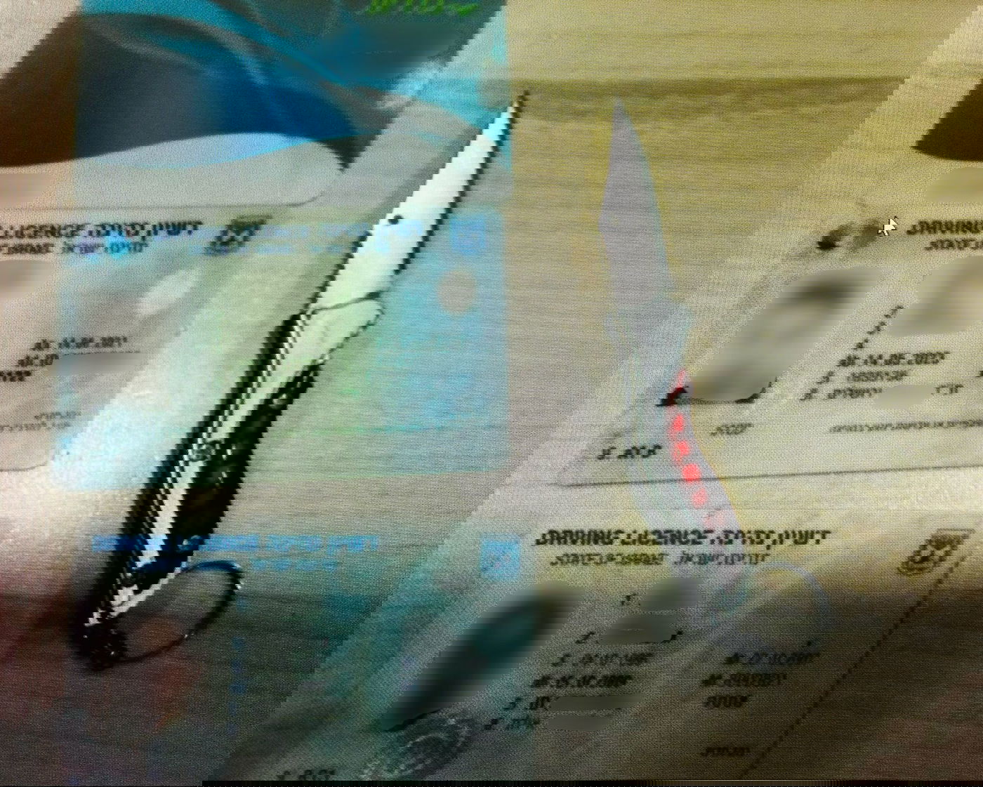 תעודות מזהות באמצעותן ניסה החשוד להזדהות וטען בהמשך כי הם "לקוחותיו"