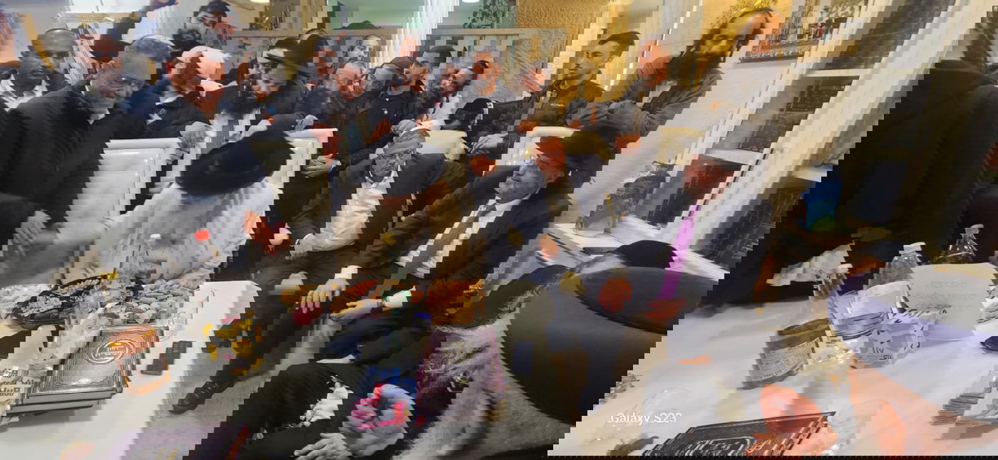 ניחום אבלים אצל הגאון רבי שלום ארוש