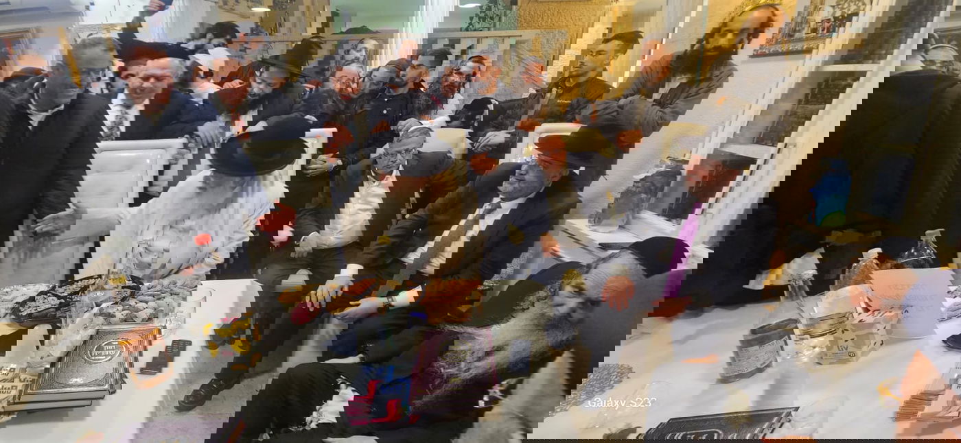 ניחום אבלים אצל הגאון רבי שלום ארוש