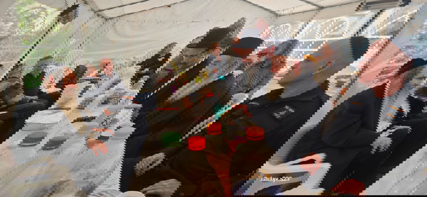 ניחום אבלים אצל הגאון רבי שלום ארוש