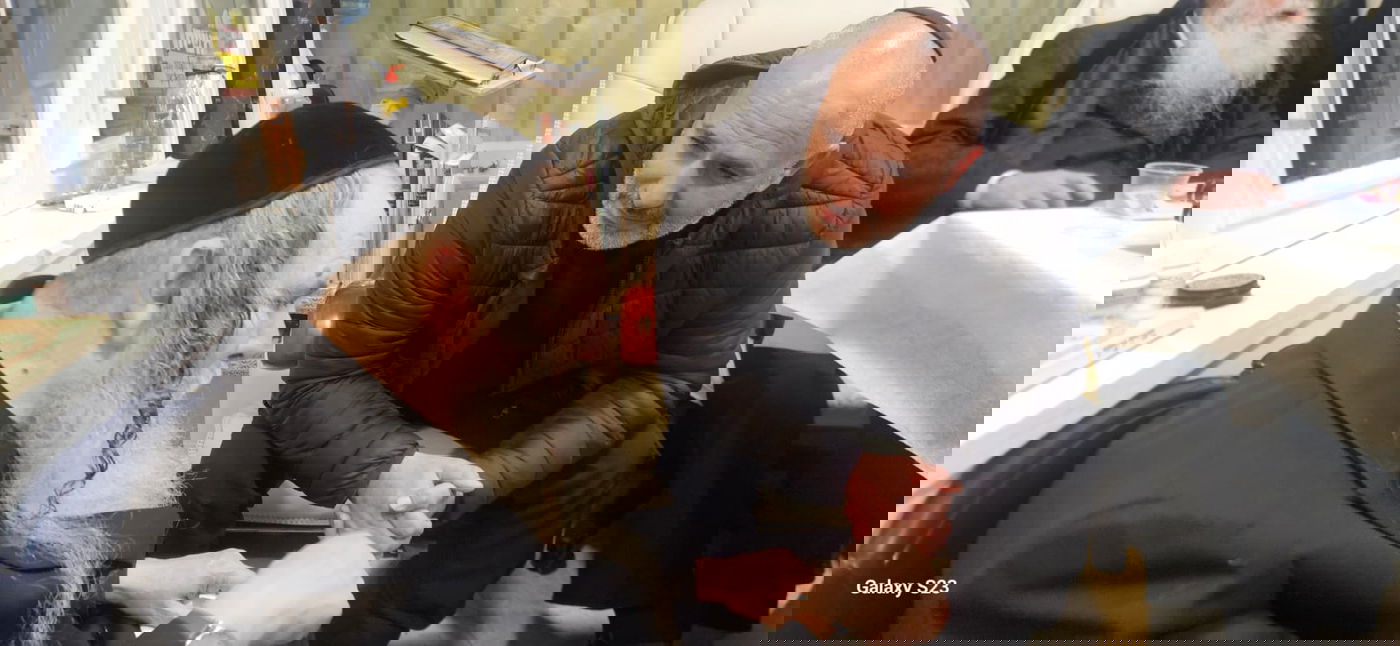 ניחום אבלים אצל הגאון רבי שלום ארוש