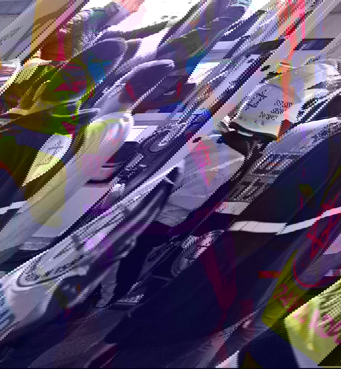 הפצוע פונה לבית חולים