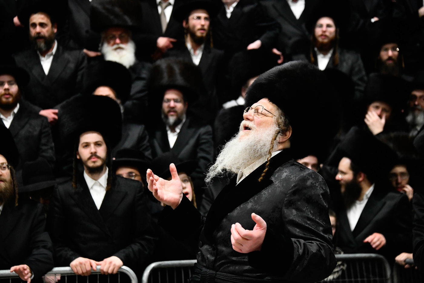 שמחת בית מודז'יץ - צאנז ירושלים - האלמין