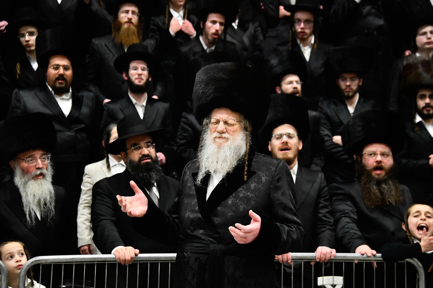 שמחת בית מודז'יץ - צאנז ירושלים - האלמין