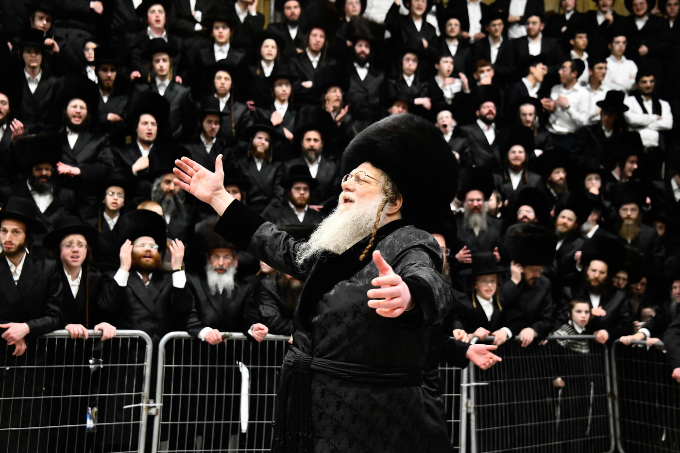 שמחת בית מודז'יץ - צאנז ירושלים - האלמין