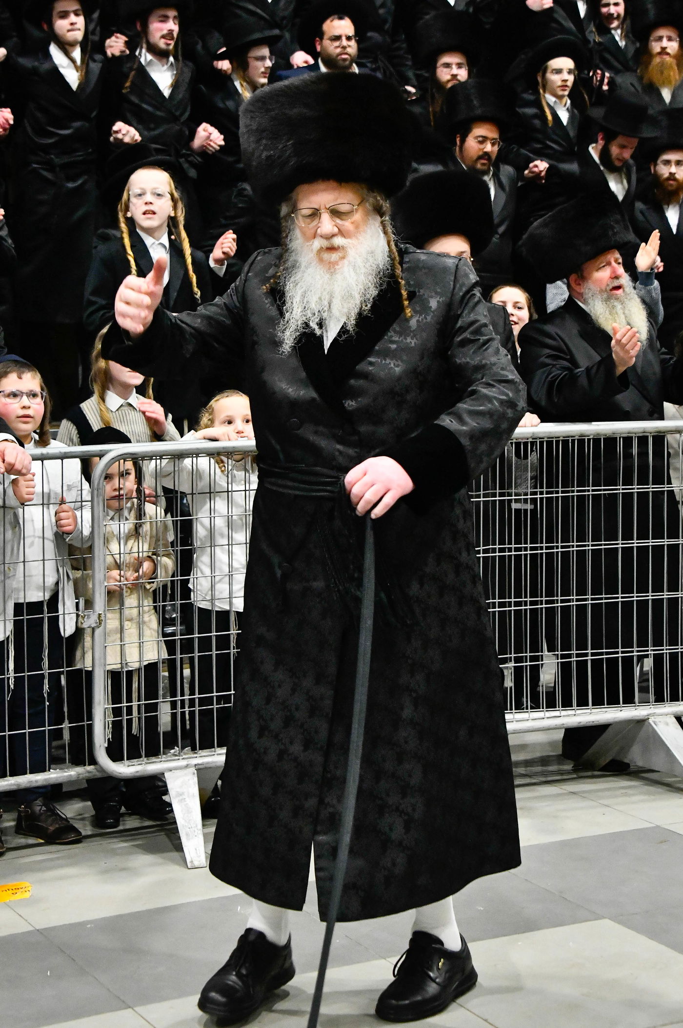 שמחת בית מודז'יץ - צאנז ירושלים - האלמין