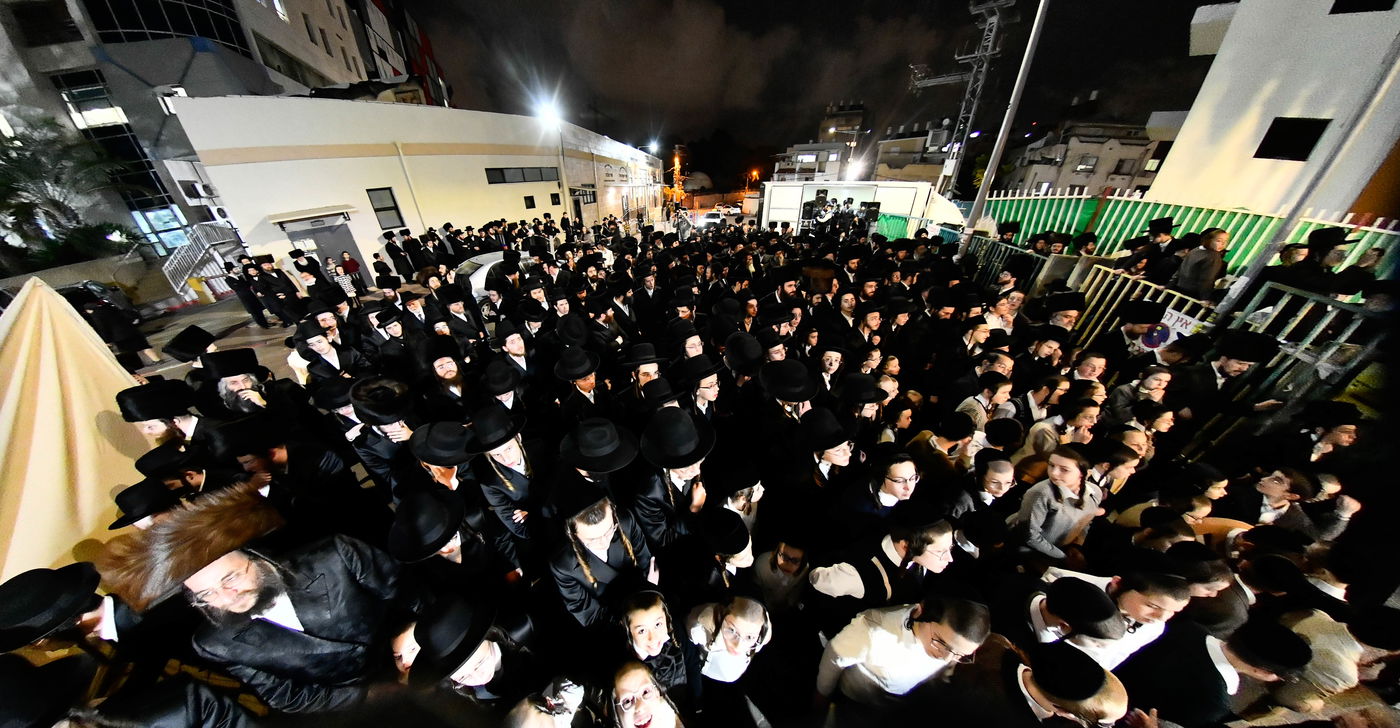 שמחת בית מודז'יץ - צאנז ירושלים - האלמין