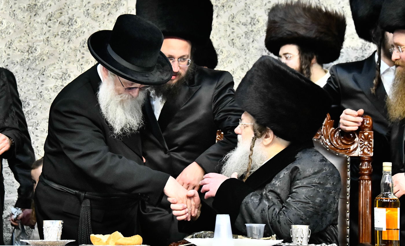 שמחת בית מודז'יץ - צאנז ירושלים - האלמין