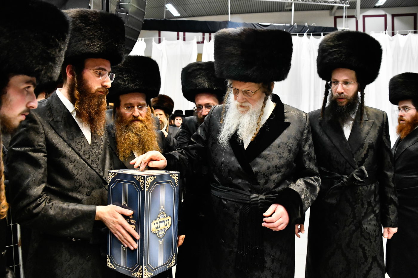 שמחת בית מודז'יץ - צאנז ירושלים - האלמין