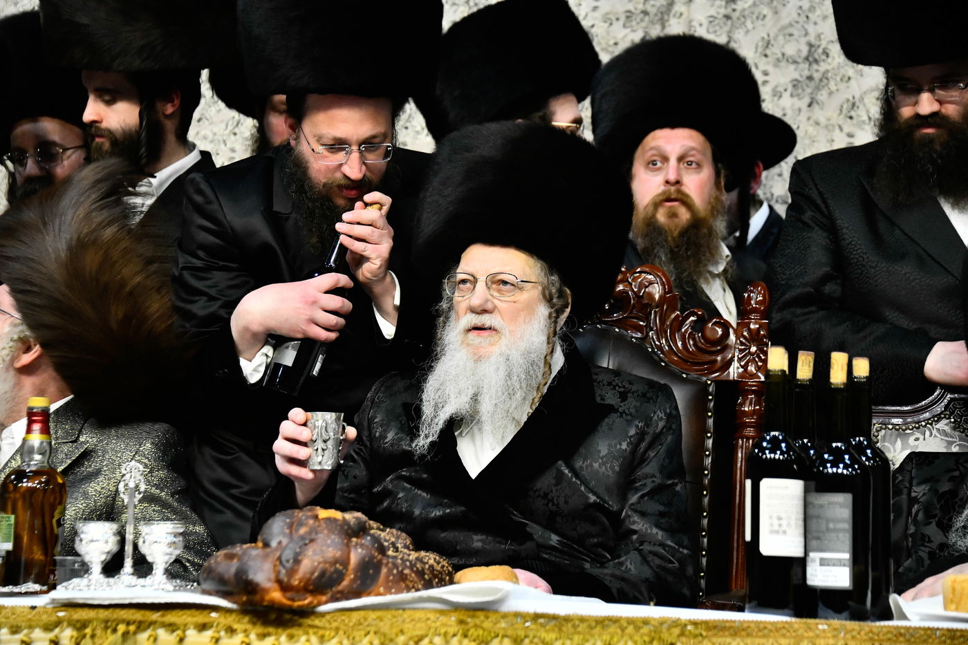 שמחת בית מודז'יץ - צאנז ירושלים - האלמין