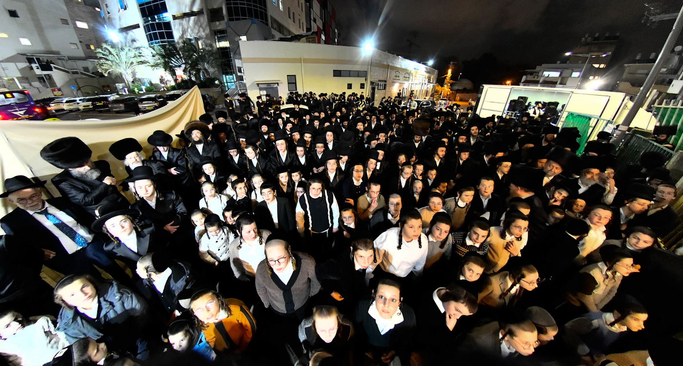 שמחת בית מודז'יץ - צאנז ירושלים - האלמין