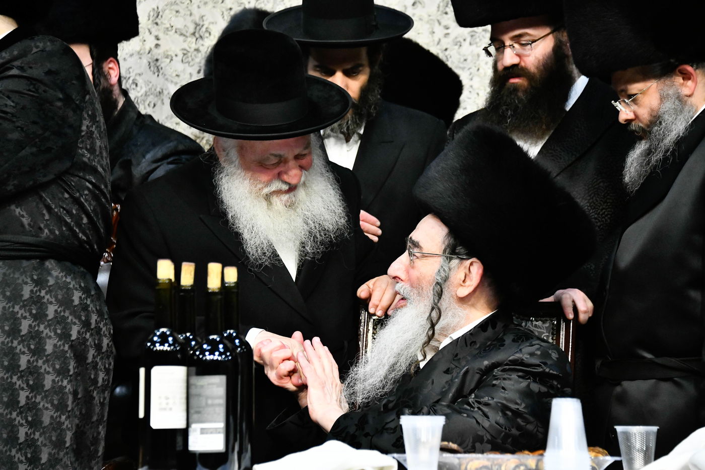 שמחת בית מודז'יץ - צאנז ירושלים - האלמין