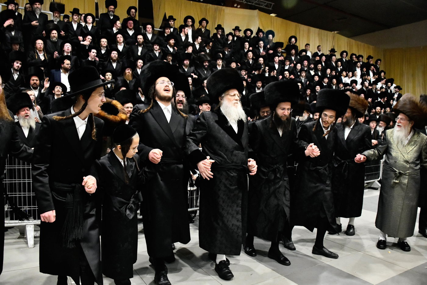 שמחת בית מודז'יץ - צאנז ירושלים - האלמין