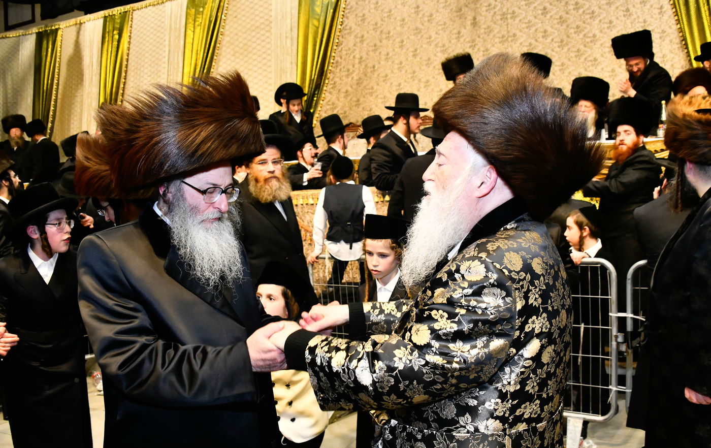 שמחת בית מודז'יץ - צאנז ירושלים - האלמין