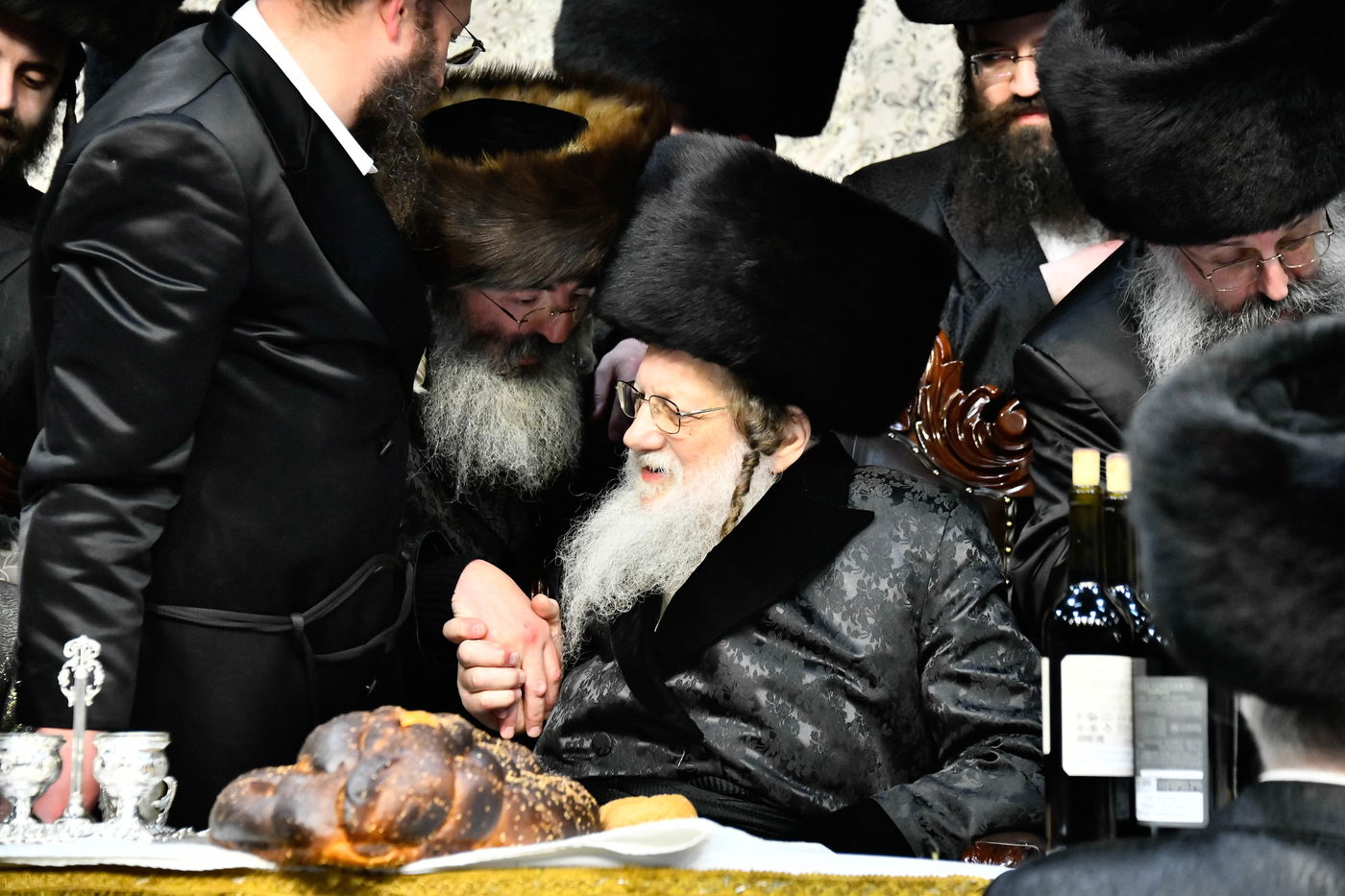 שמחת בית מודז'יץ - צאנז ירושלים - האלמין