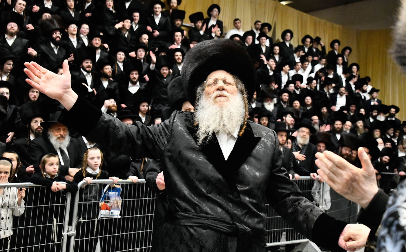 שמחת בית מודז'יץ - צאנז ירושלים - האלמין