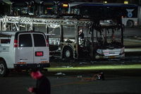 זירת פיגוע המטענים בבת ים