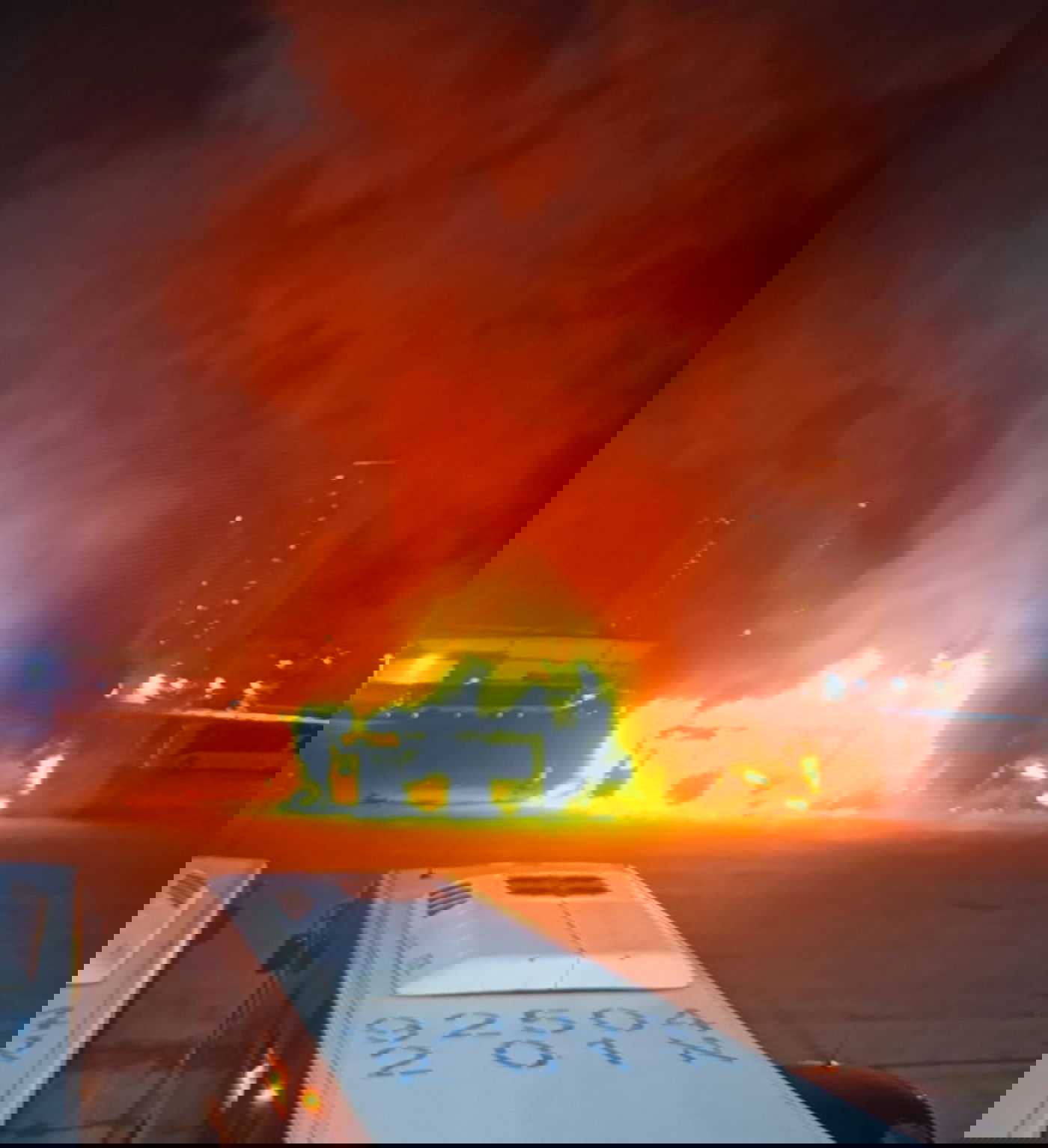 אחד האוטובוסים שהתפוצצו בשבוע שעבר