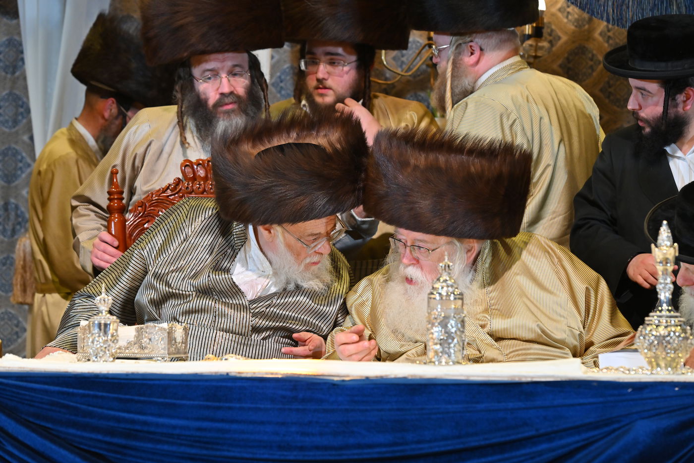 שמחת שבע ברכות לנכדת האדמו"ר מתולדות אהרן