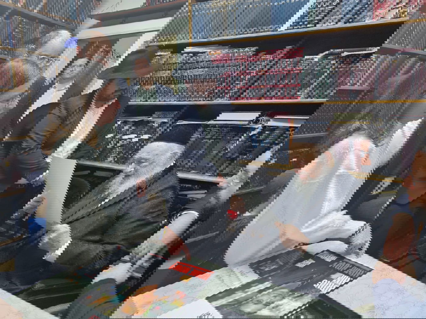 משפחות החטופים בסופ"ש האחרון אצל ראש הישיבה