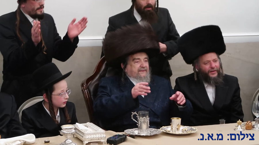 שמחת הבר מצווה לנין הגה"צ רבי יעקב מאיר שעכטר