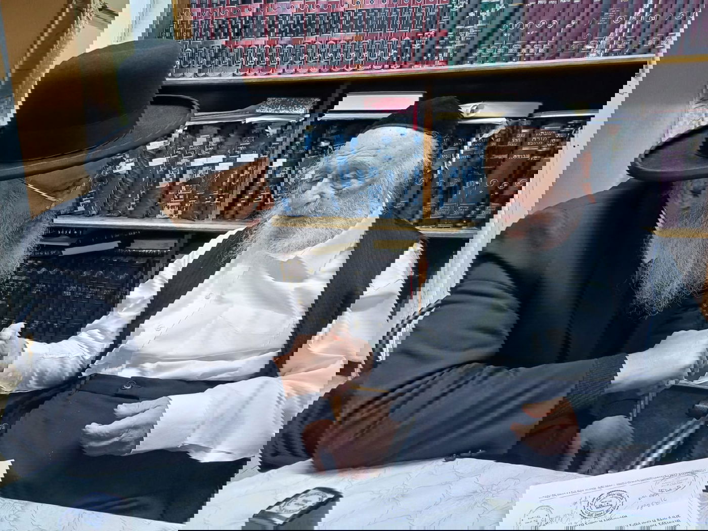 הרב מעלם אצל הגרב"ד פוברסקי