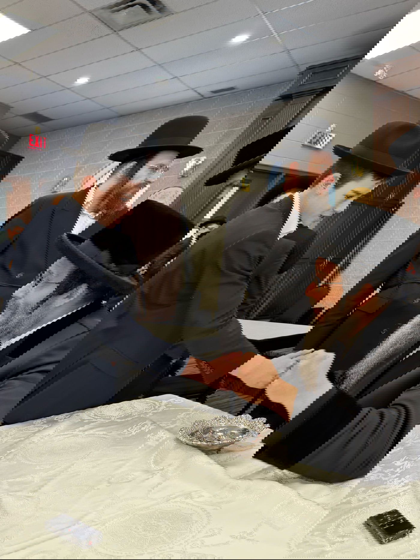 האדמו"ר מסקולען לייקווד בביקור בטורנטו