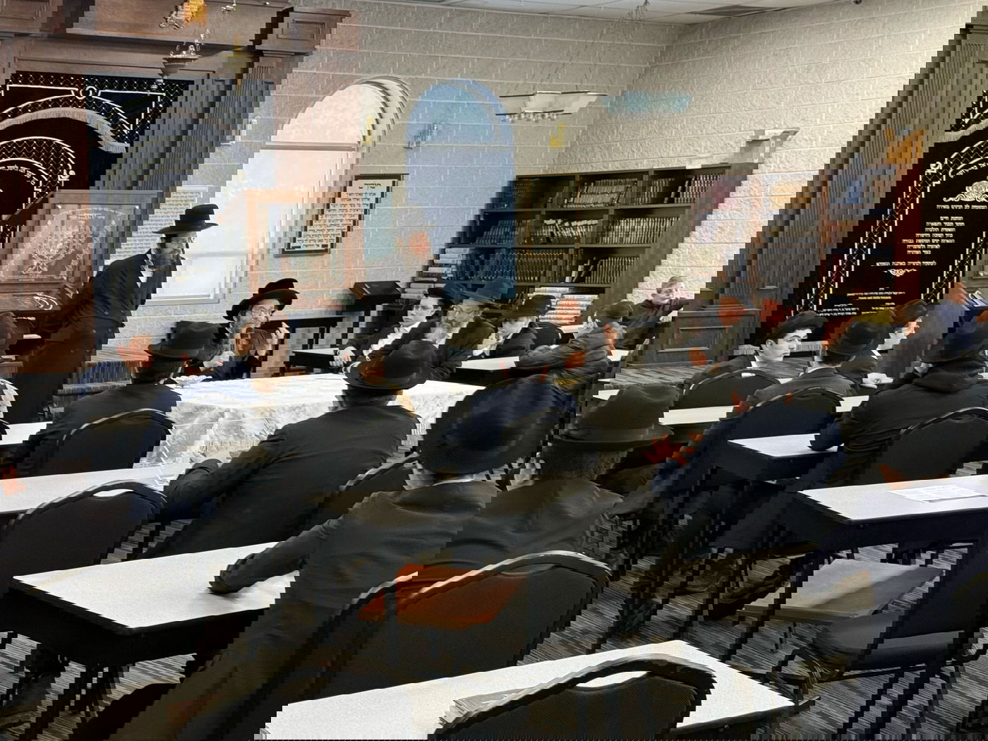 האדמו"ר מסקולען לייקווד בביקור בטורנטו