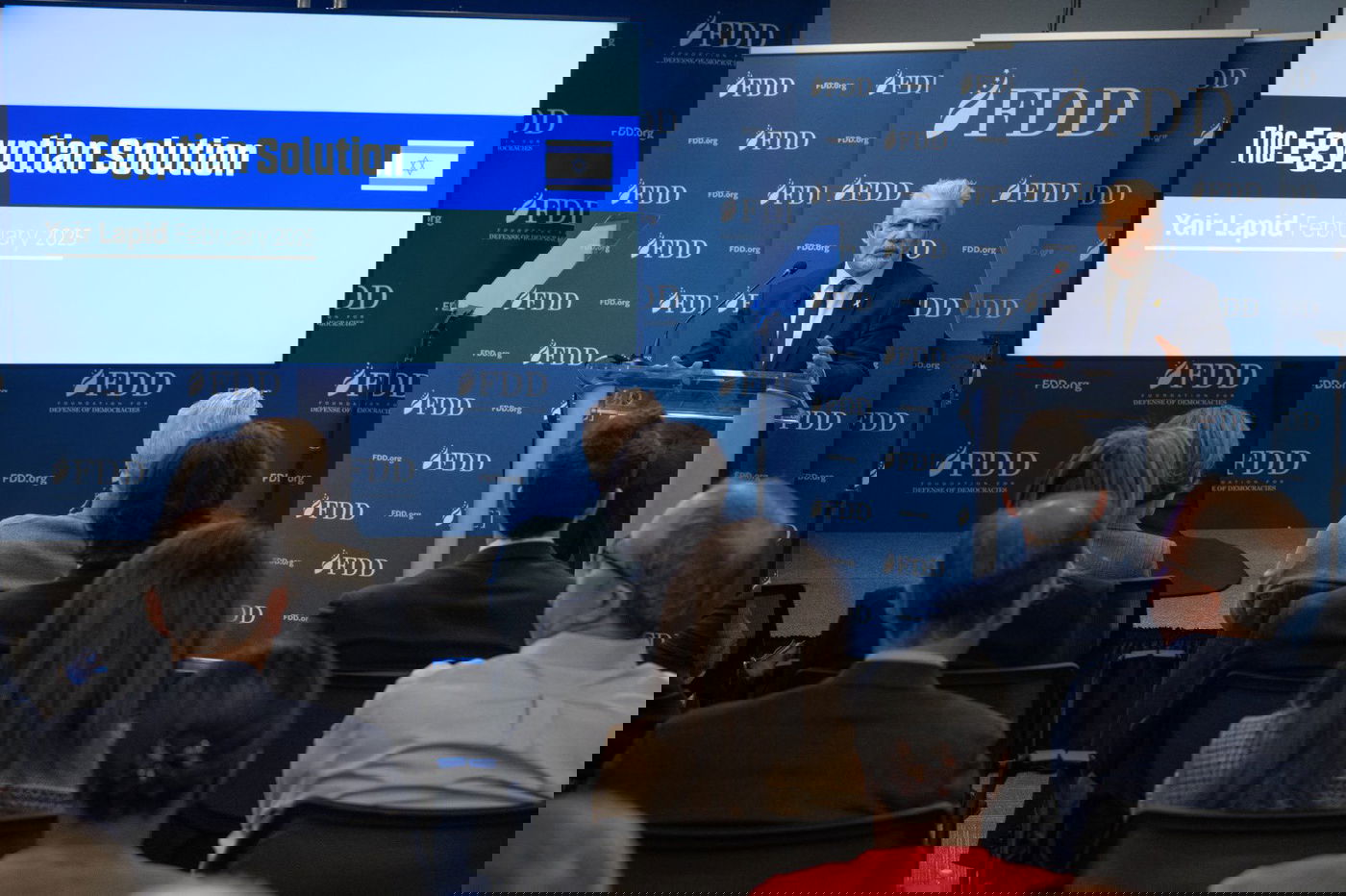 יו"ר יש עתיד מציג את תכניתו המדינית 