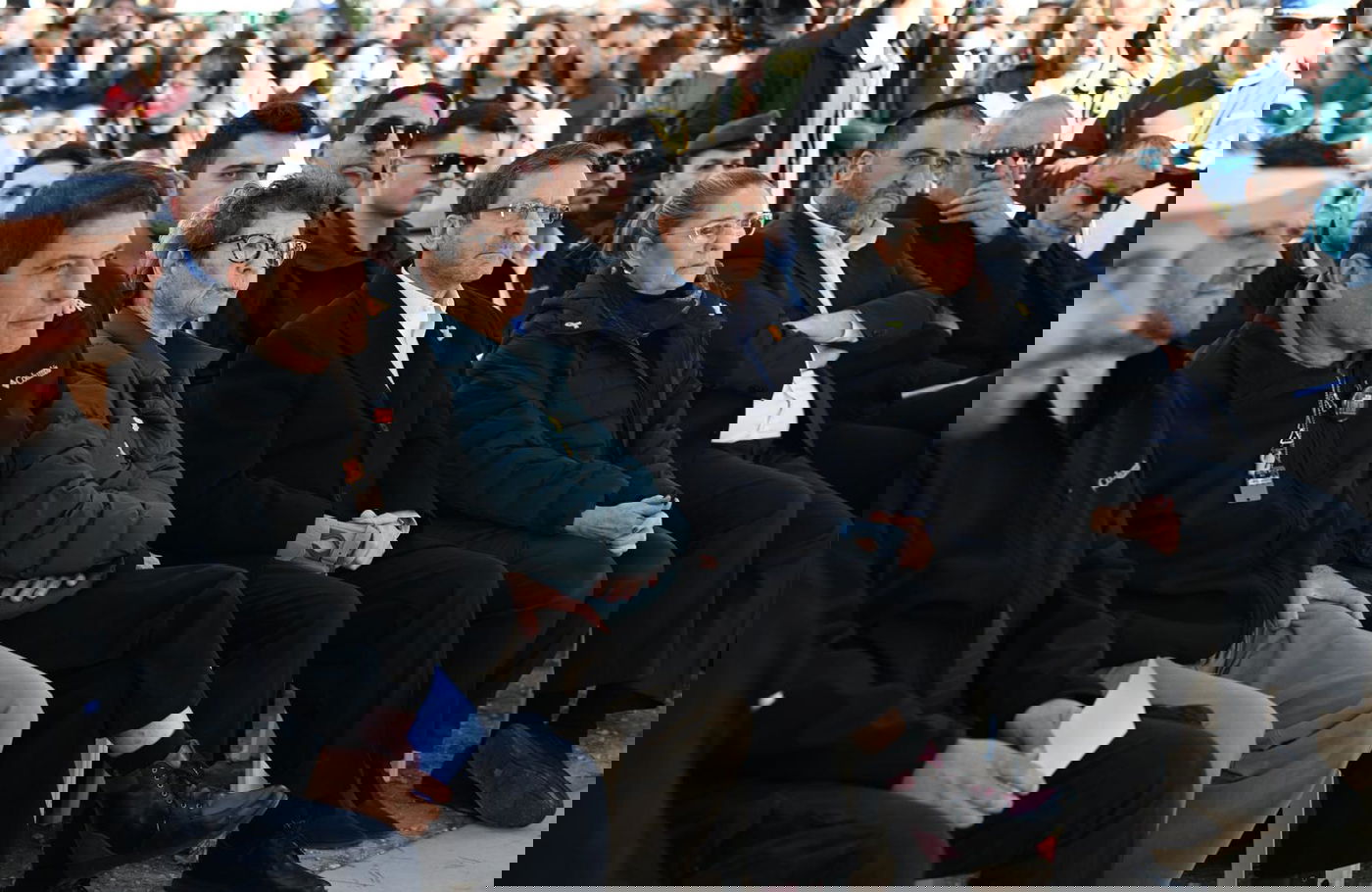 הנשיא הרצוג בהלוויה