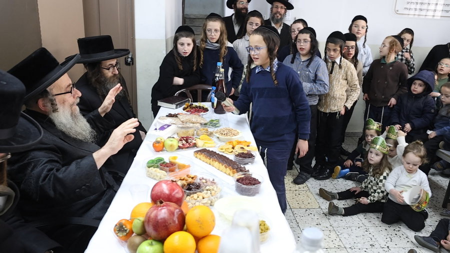 גאב"ד קארלסבורג בביקור בת''ת ריבניץ בצפת