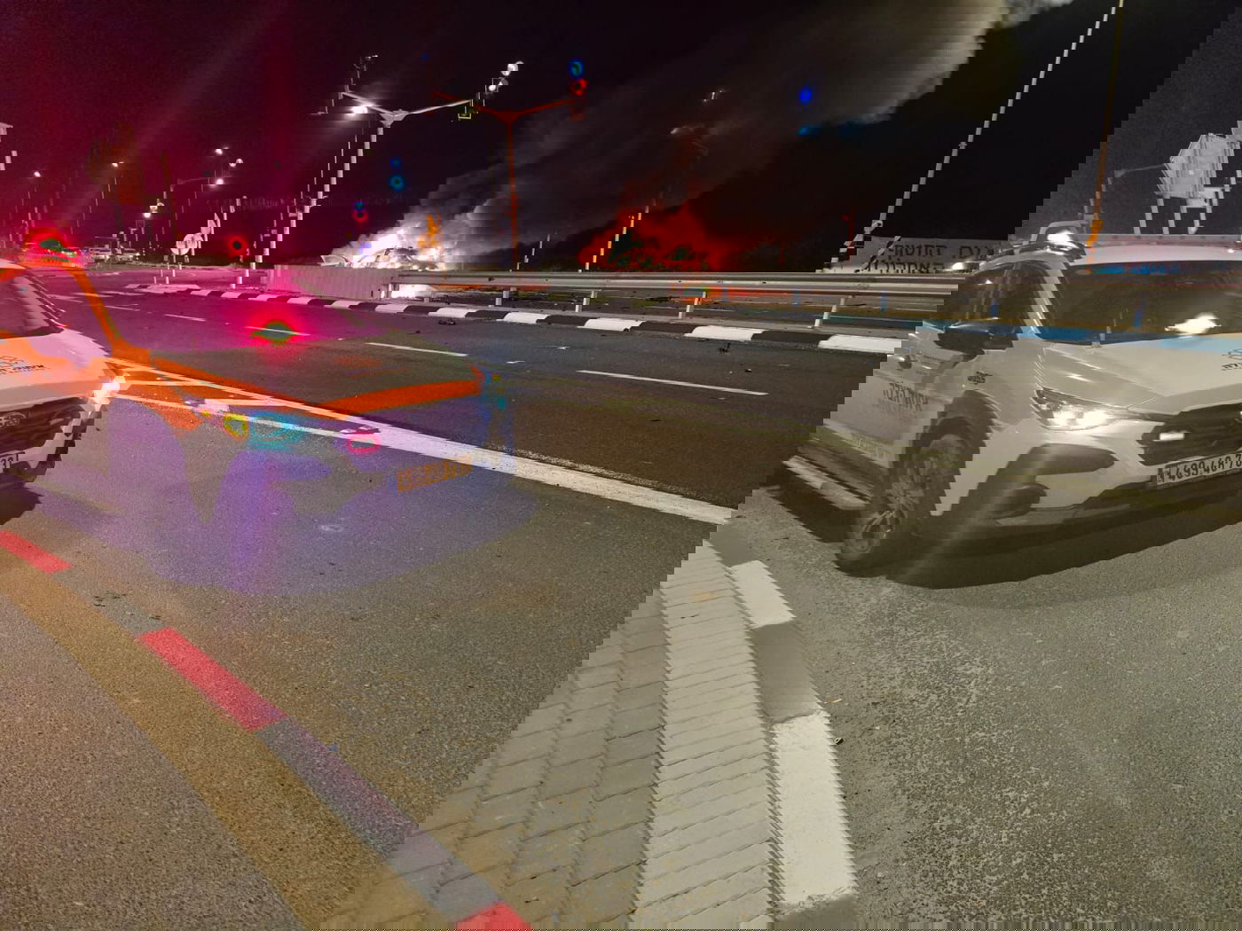 חשד לחיסול: רכב התפוצץ בכביש המרכזי, הנהג נהרג