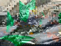 המחבל אשרף זגייר בתהלוכת השחרור