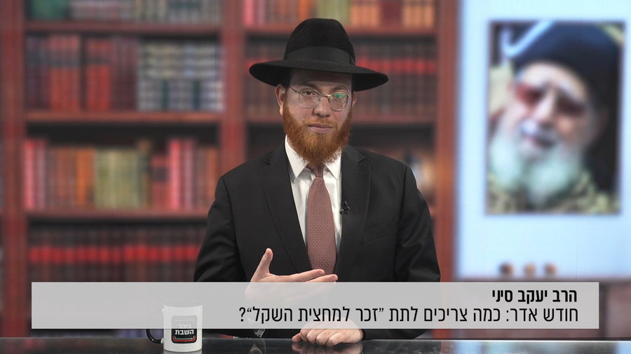 כמה צריכים לתת "זכר למחצית השקל"?