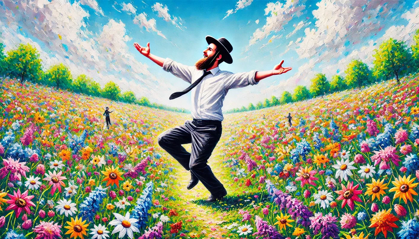 שמחה אמיתית מגיעה כשמשתחררים מכבלי מחשבה