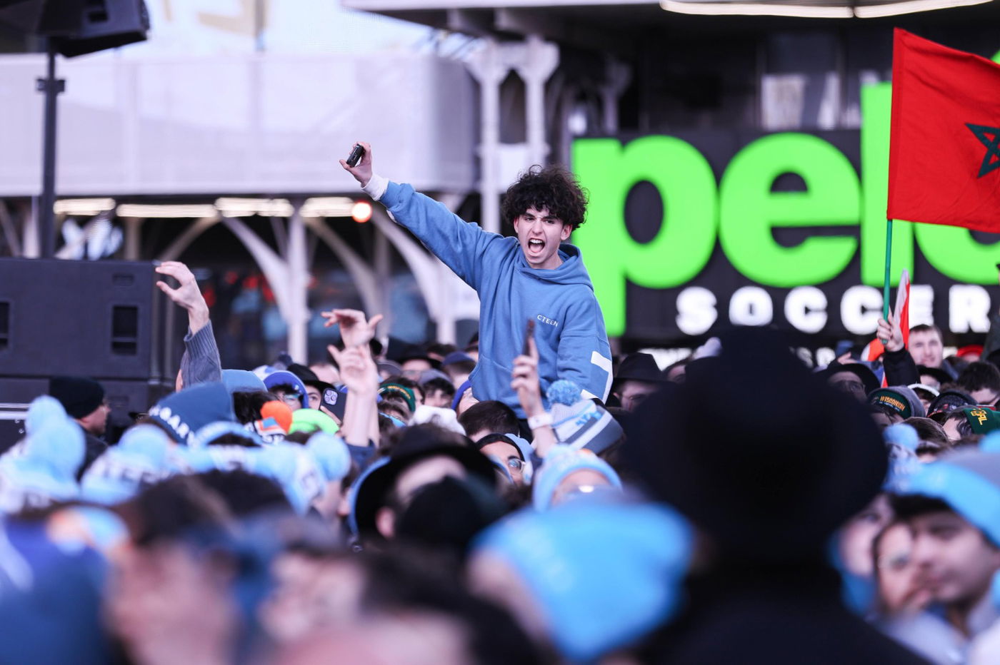 תיעוד מהטיימס סקוור