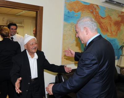 ראש הממשלה בנימין נתניהו נפגש עם לוחם סיירת מטכ"ל לשעבר, הקצין הדרוזי סלים שופי | 