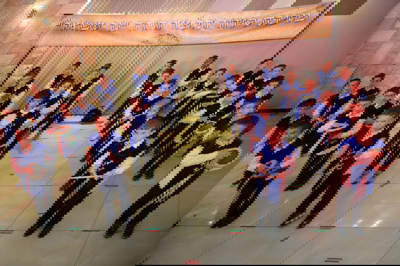 מסיבת סידור לתלמידי כיתה א' מתלמוד תורה "נר שמואל" חדרה