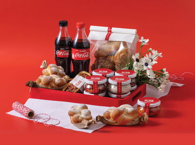 משלוח מנות מעוצב של קוקה קולה