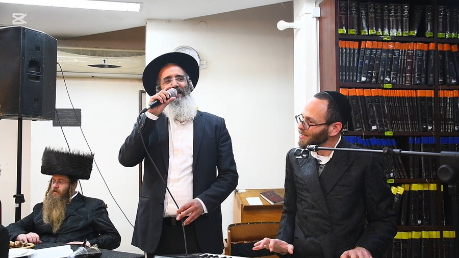 שמחת השבע ברכות בחצה"ק פיטסבורג - אביר יעקב 